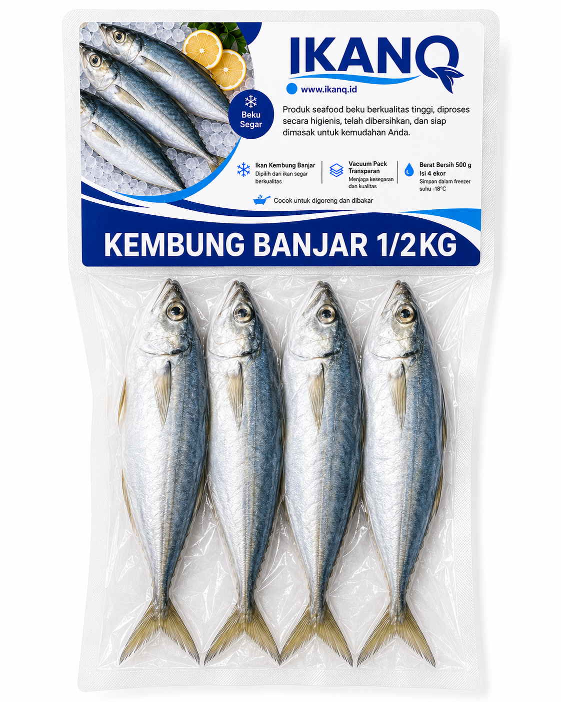 Kembung Banjar 4ekor/ Pack